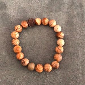 Dog paw print stretch bracelet